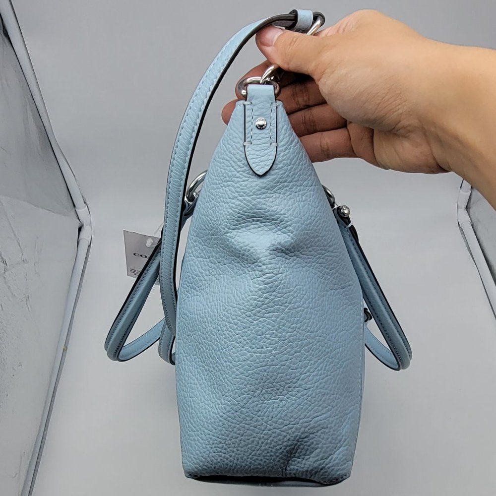 Coach Kacey Satchel C6229 Powder Blue - Picture 3 of 8